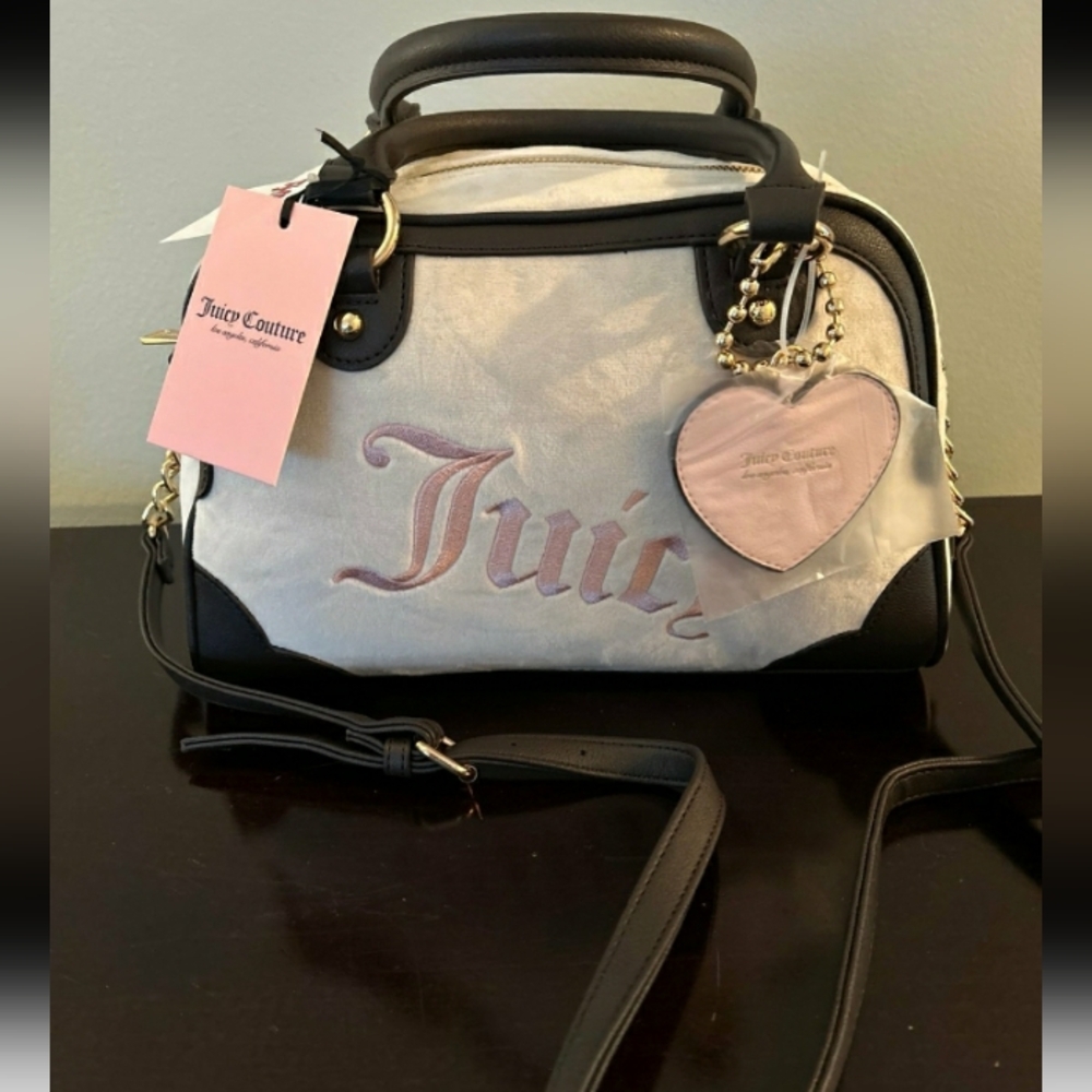VIRAL Juicy Couture Urban Angel/Chocolate Heritage Bowler Bag